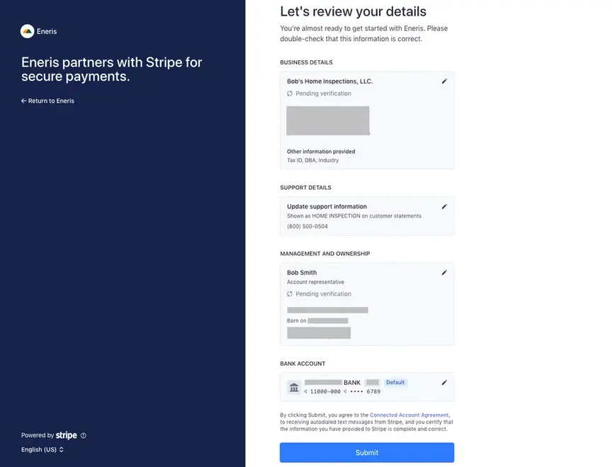 Review all submission details
