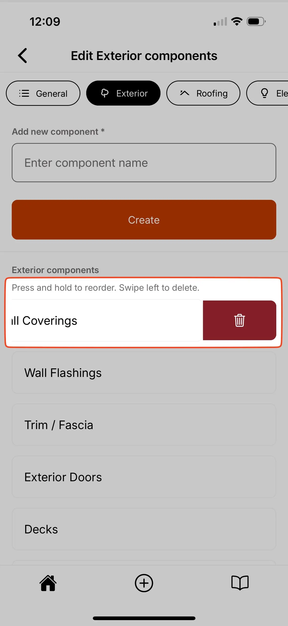 Deleting components.