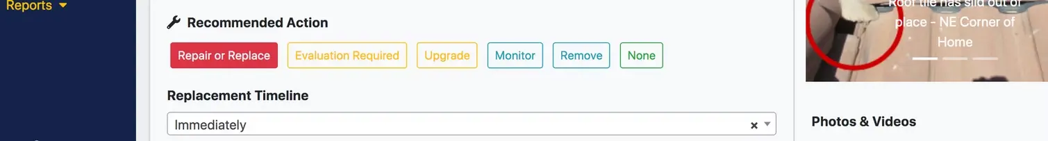Customizing Recommended Action buttons
