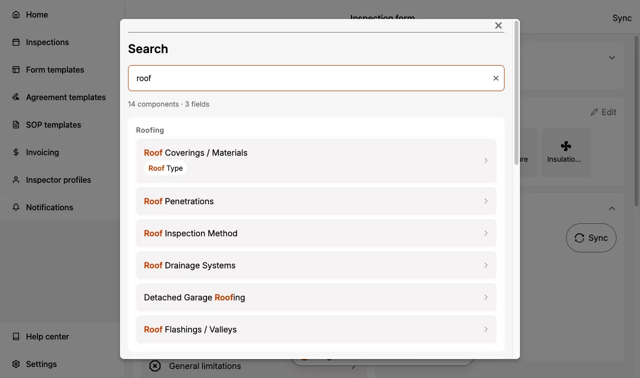 Search Tool with results.