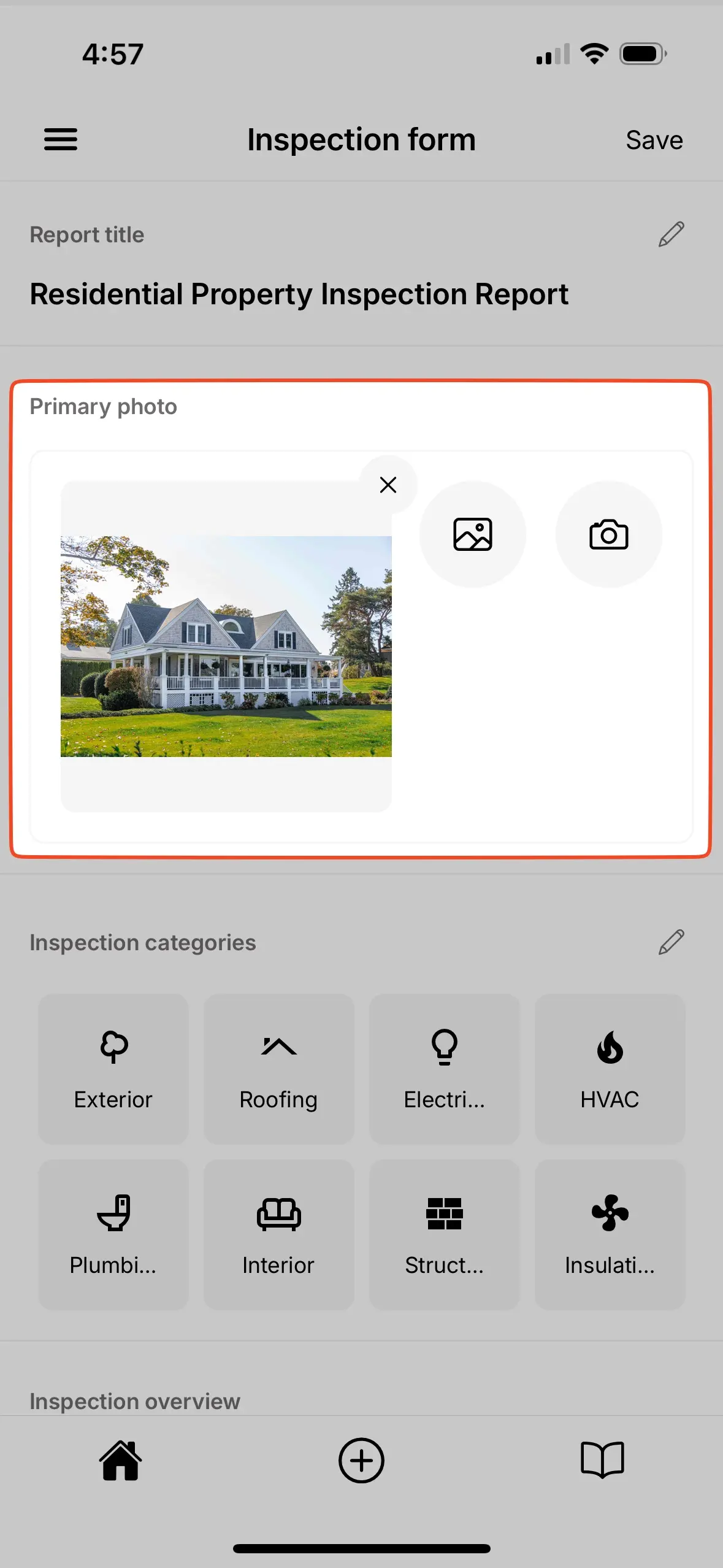 Primary photo section.