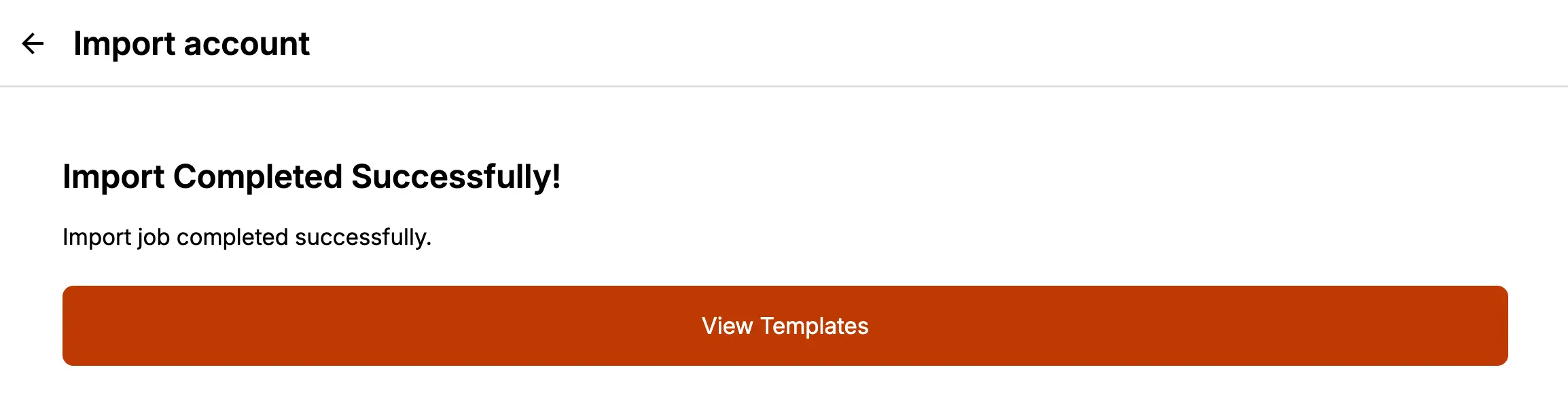 Migration successful in Eneris Elevate.