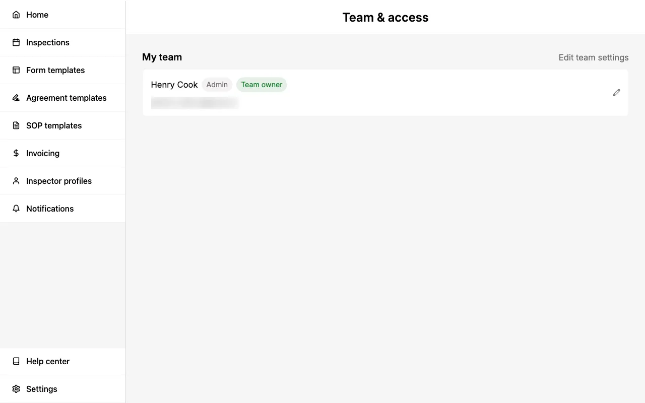 Multi-inspector settings.