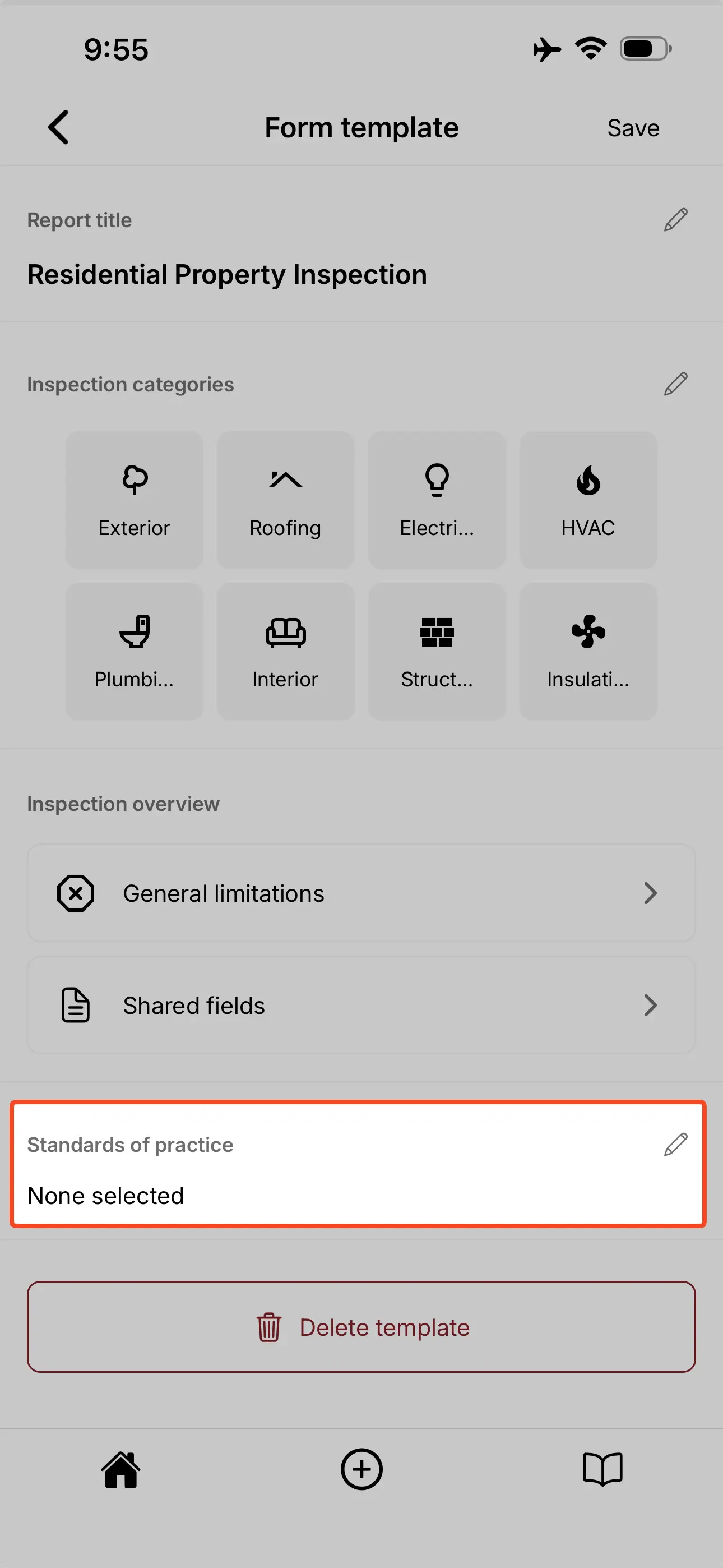 Linking SOP template to a Form Template.